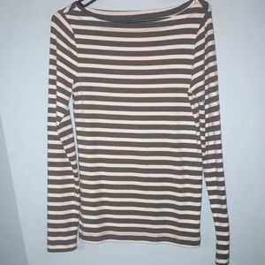 Gap striped long sleeved tee size small women’s
